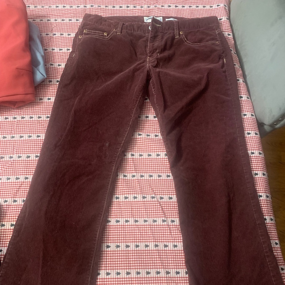 Old Navy Women's Boot Cut Jeans - Burgundy